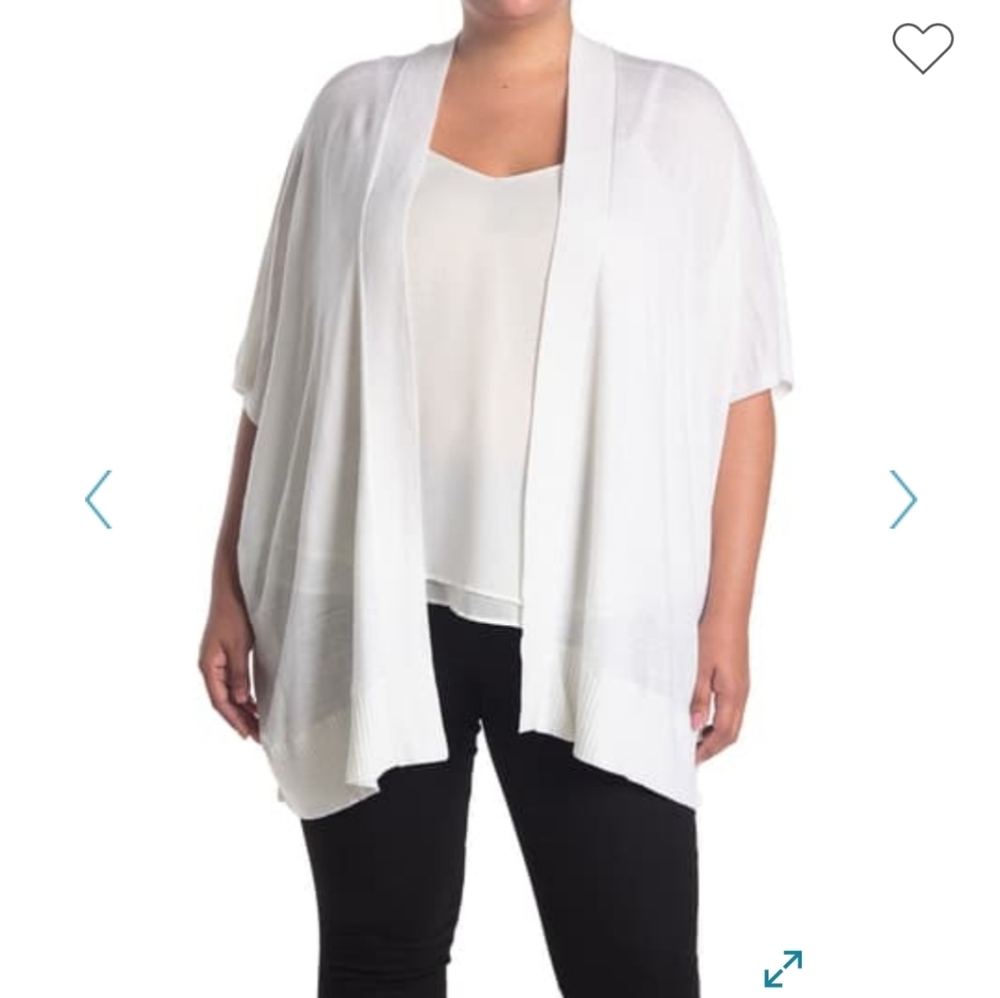 Tahari Open Front Poncho Knit NWT